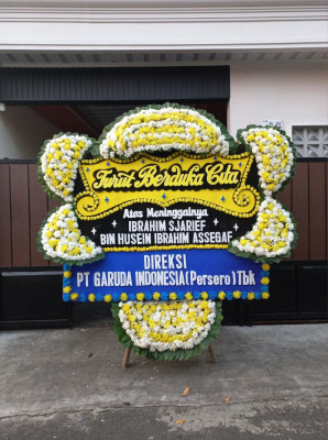 Papan Bunga Duka di Candipuro
